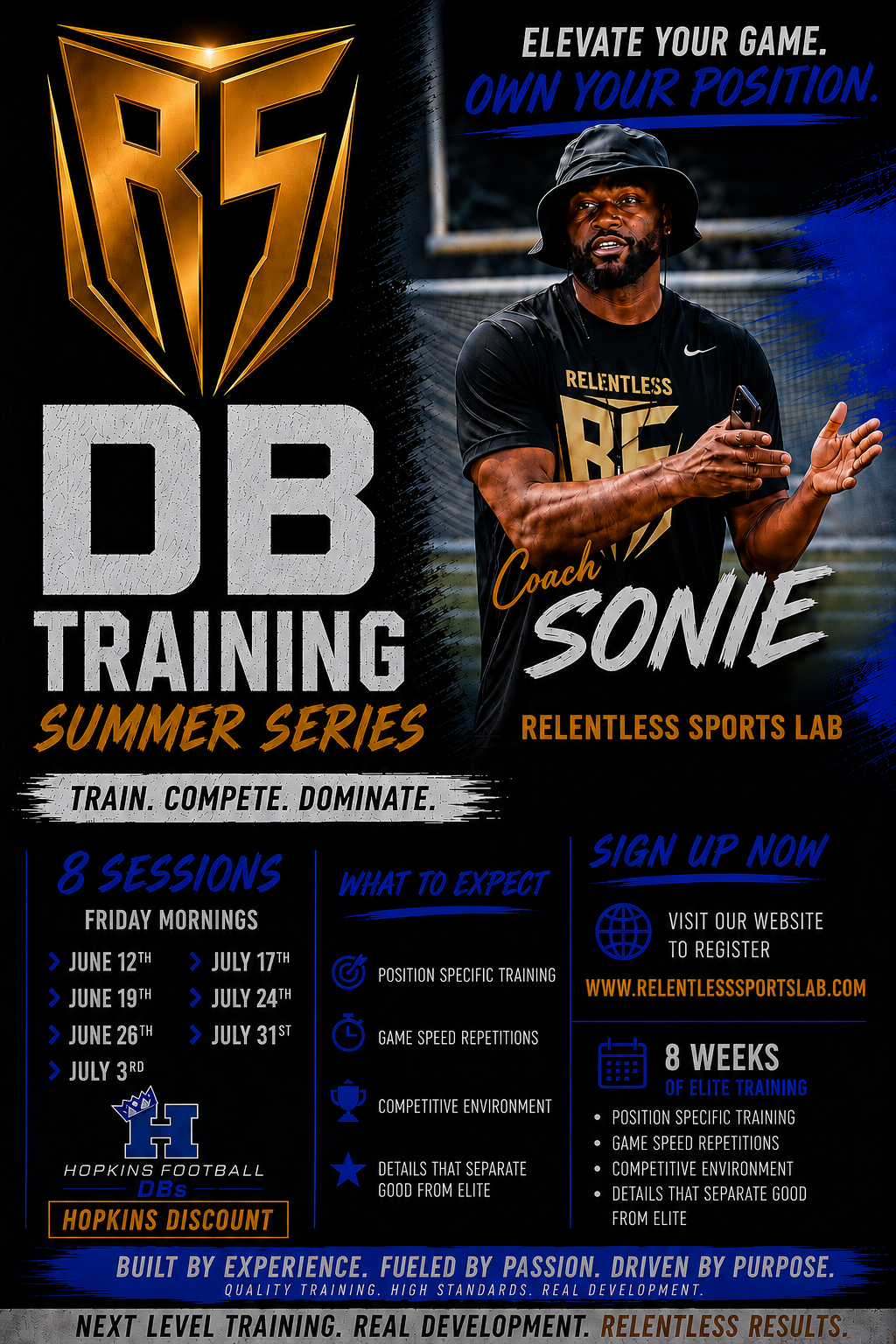Hopkins High School DB Session